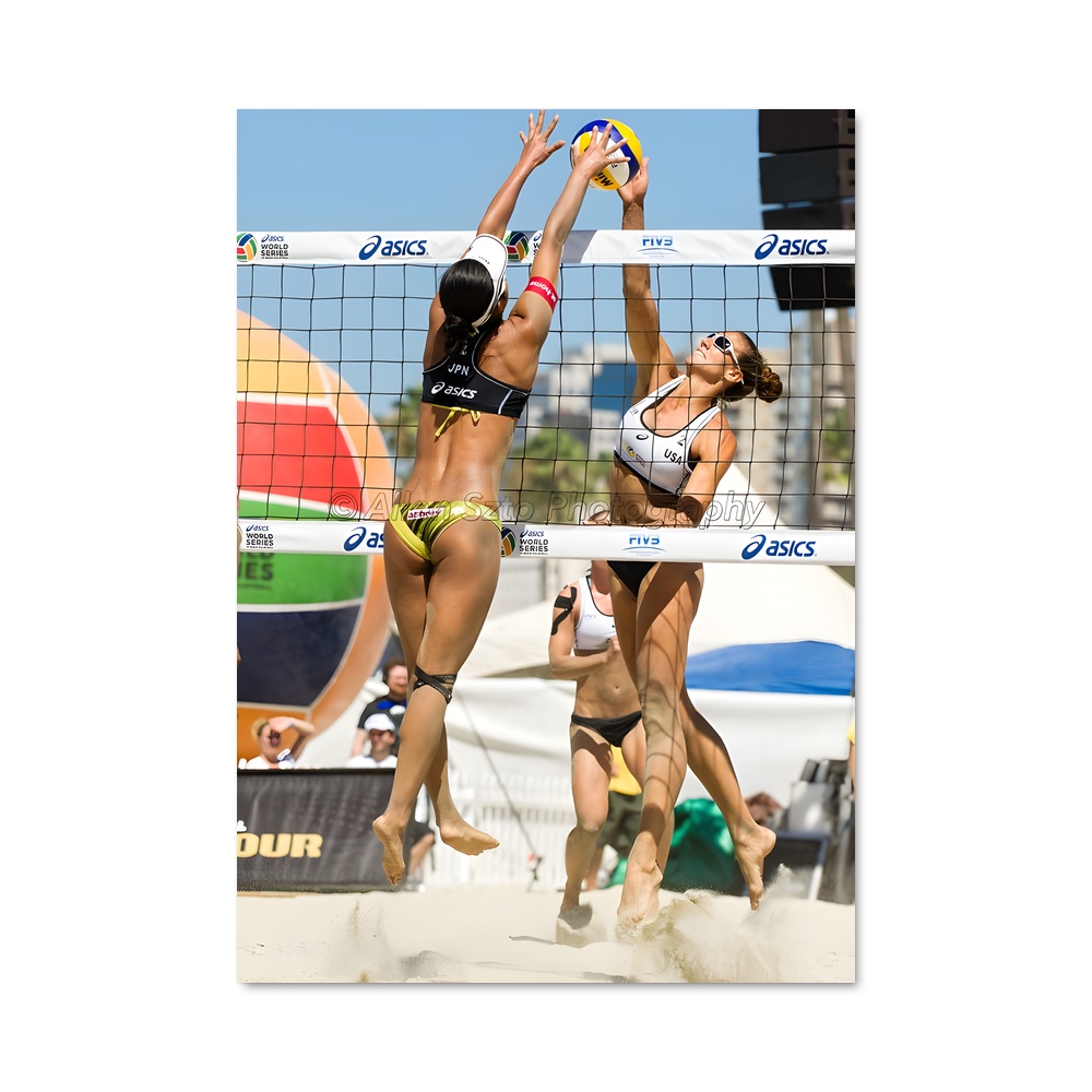 Poster Beach Volleyball Stars